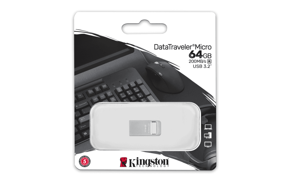 64GB DTMICRO 200MB/S METAL USB 3.2 miniatura 5