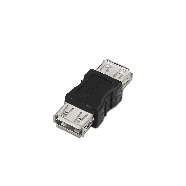 Adaptador Aisens Usb 2.0 Tipo A/H-A/H Negro — imagen 1
