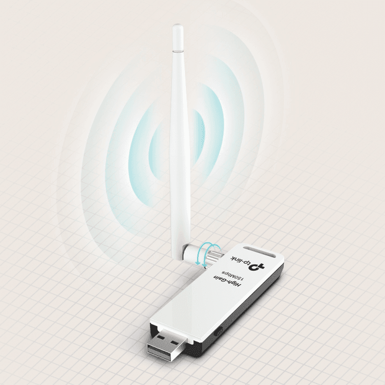 Adaptador Wifi Tp-link TL-WN722N N150 USB miniatura 5