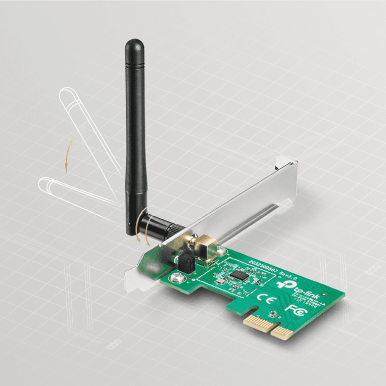 Adaptador Wifi Tp-link TL-WN781ND N150 PCIe miniatura 5