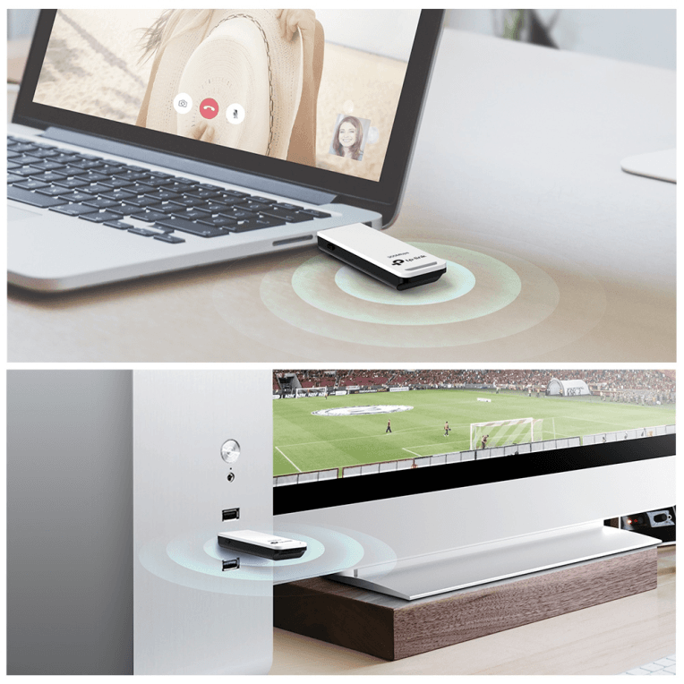 Adaptador Wifi Tp-link TL-WN821N N300 USB miniatura 5