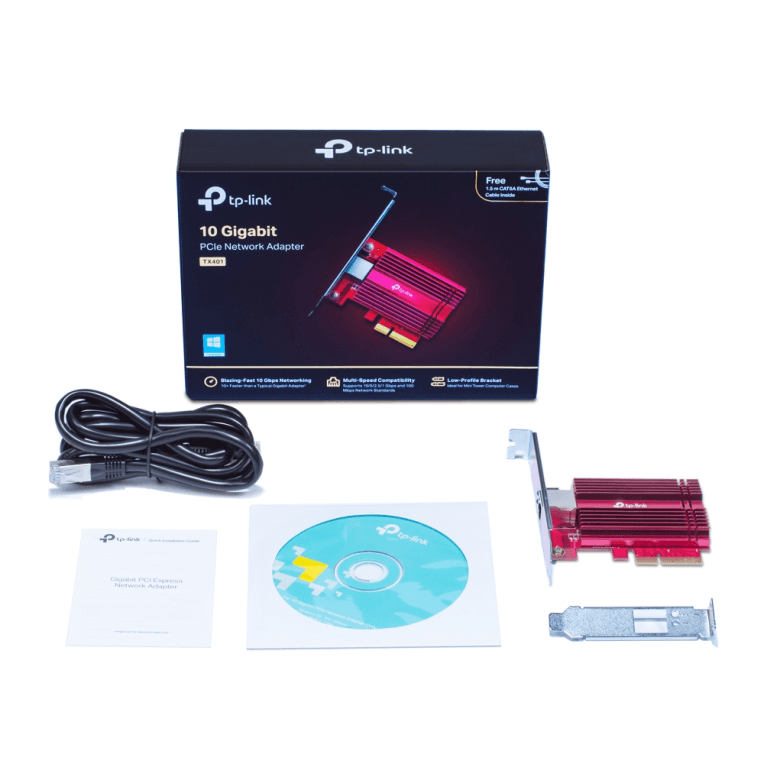 Adaptador Wifi Tp-link TX401 10 Gigabit PCI miniatura 6