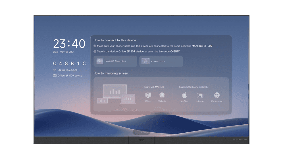 AIO DvLED MAXHUB RAPTOR SERIES V3 LX138V07