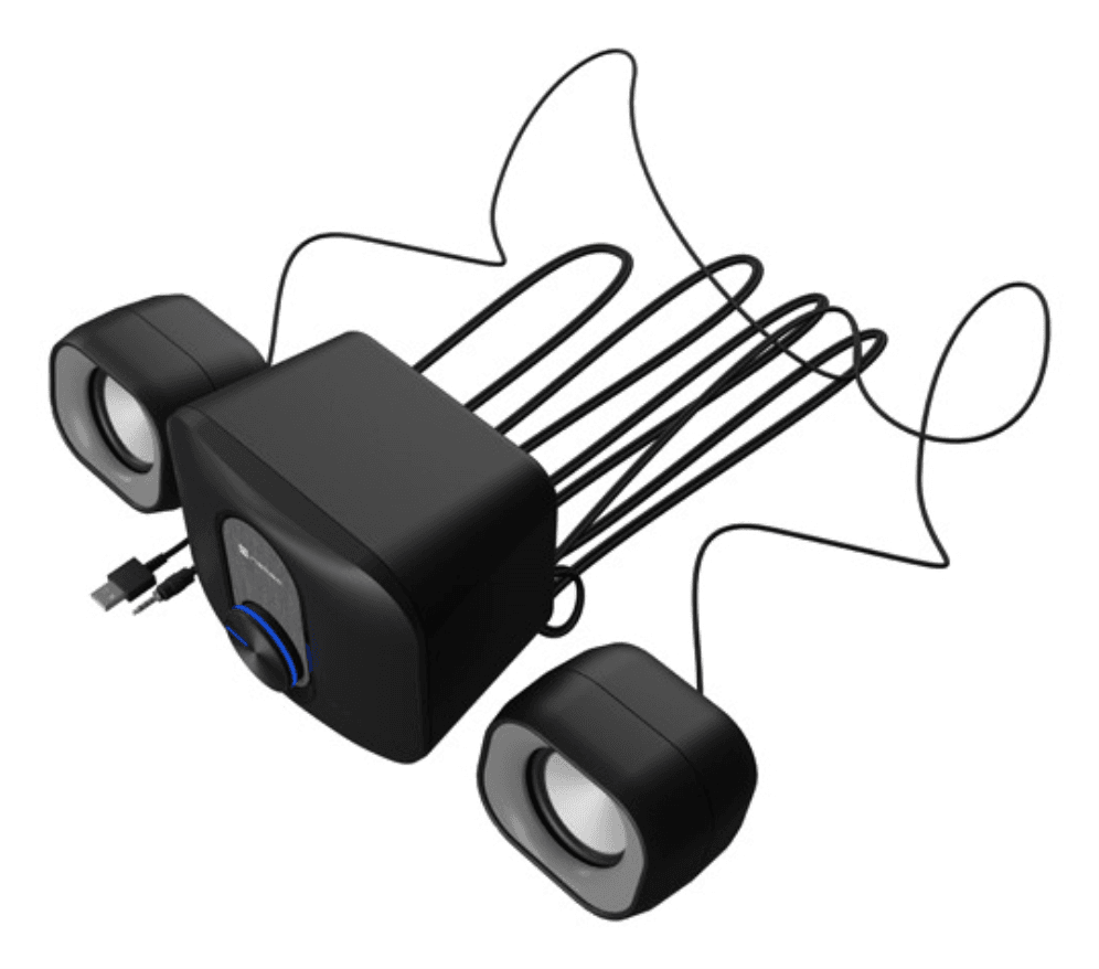 Altavoces Natec Pug 11W RMS Negro 2.1 miniatura 3