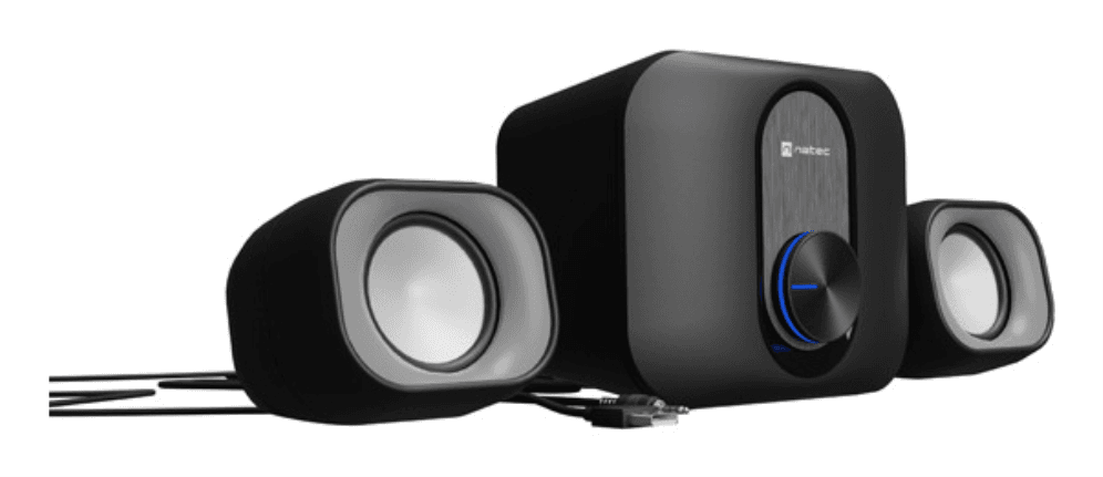 Altavoces Natec Pug 11W RMS Negro 2.1 miniatura 5