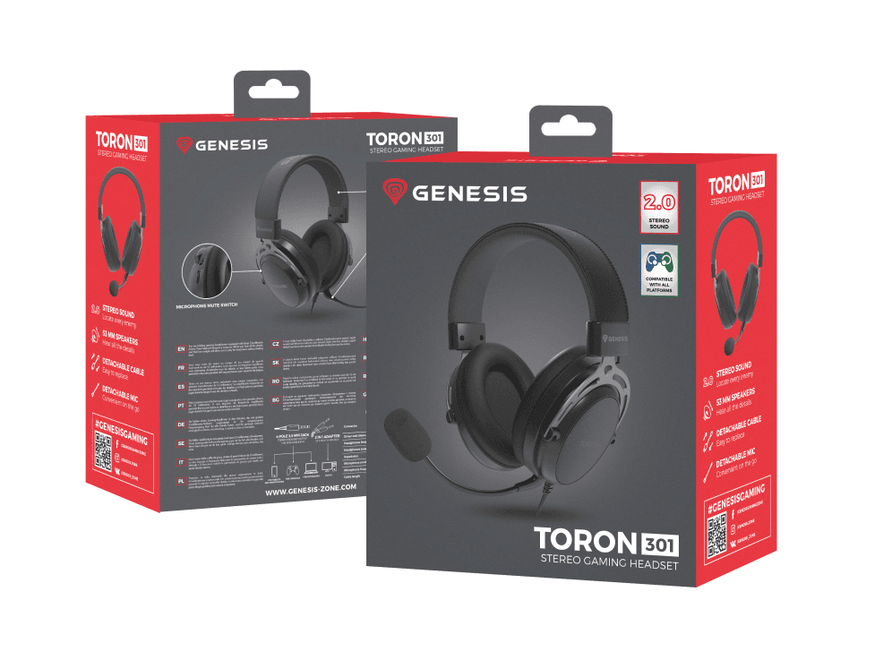Auricular Gaming Genesis Toron 301 Negro miniatura 8