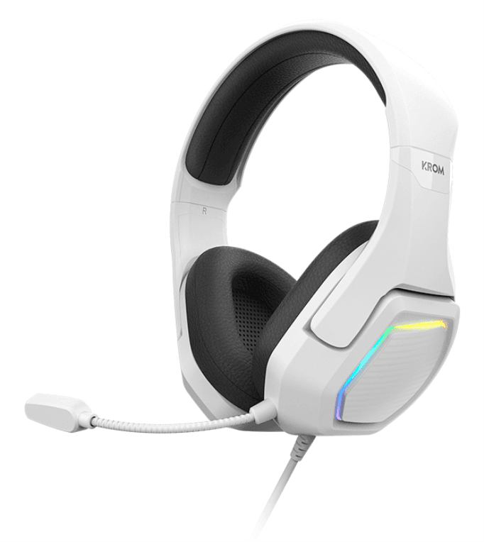 Auricular Gaming Krom Kopa 7.1 Virtual Blanco — imagen 1