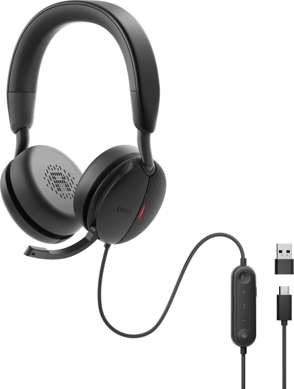 Auriculares Dell Pro Wired ANC WH5024 USB-C miniatura 5