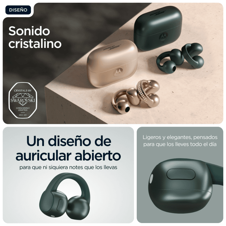 Auriculares Motorola Moto Buds Loop Verde miniatura 13