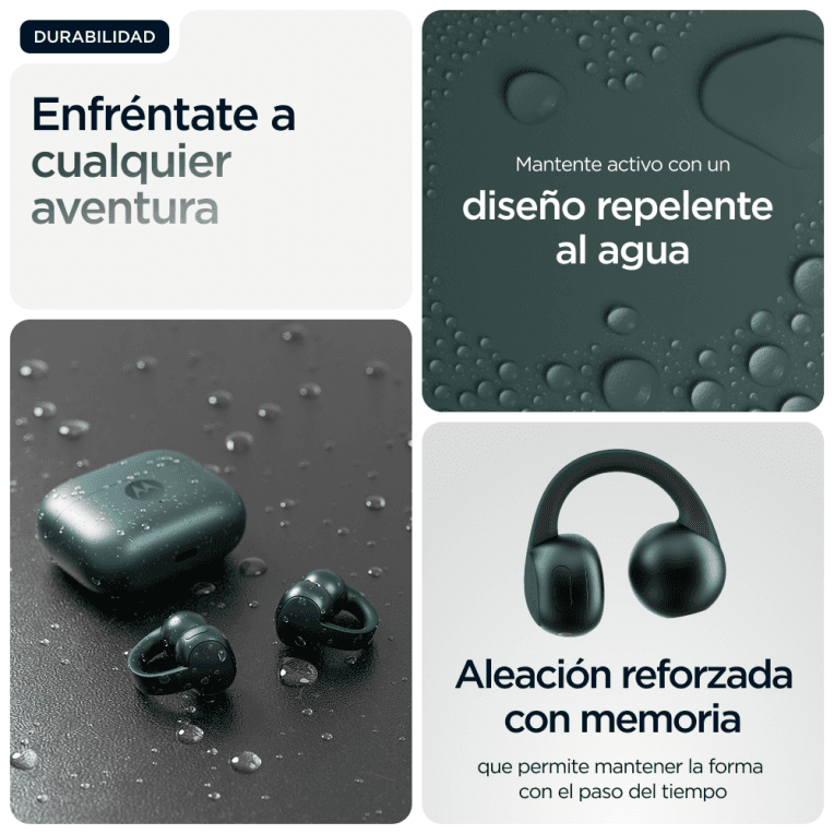 Auriculares Motorola Moto Buds Loop Verde miniatura 17