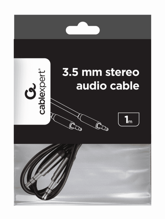 Cable de Audio Gembird Estereo de 3,5 mm, 1 m — imagen 1