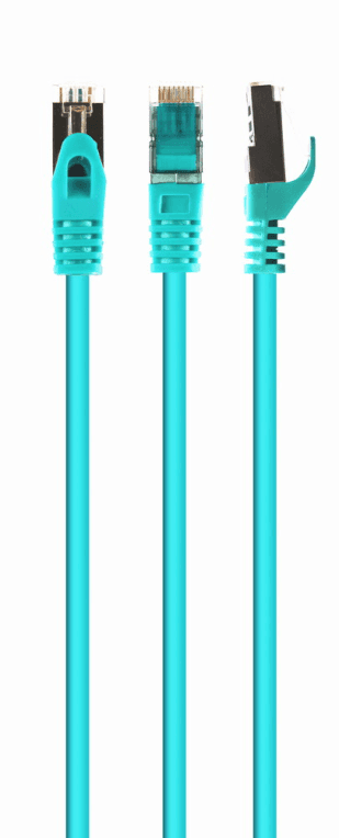 Cable de Red Gembird Cat 6A S-FTP LSZH Verde 1m — imagen 1