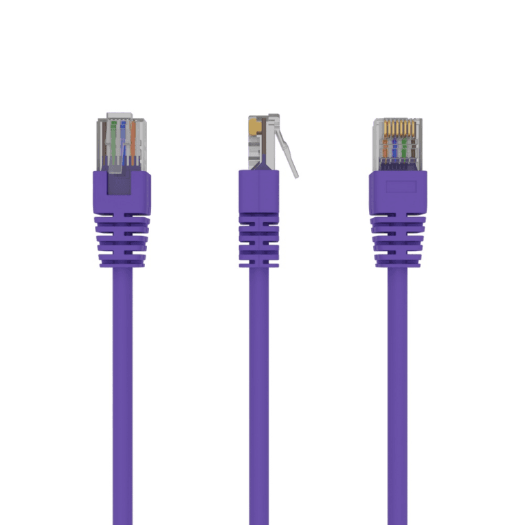 Cable de Red Gembird Cat5e UTP Violeta 0,5 M — imagen 1