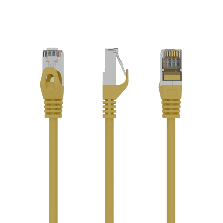 Cable de Red Gembird FTP Cat6 0,25M Amarillo — imagen 1