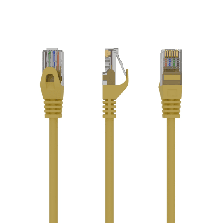 Cable de Red Gembird PP6U 2M Amarillo Cat6 UTP — imagen 1
