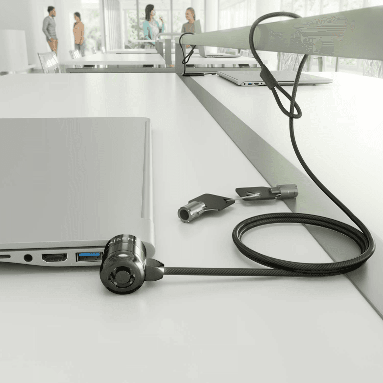 CABLE SEGURIDAD AISENS CERRADURA LLAVE 1.5M 1 miniatura 7