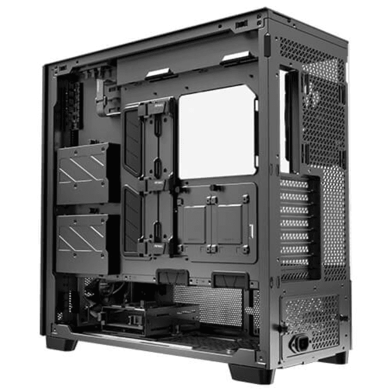 Caja ATX Antec Flux Pro EUV Wood Negra 2xUSB3.0 miniatura 4