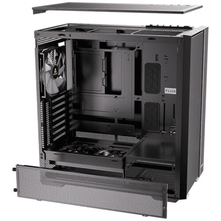 Caja ATX Antec Flux Rear ARGB Negra miniatura 16