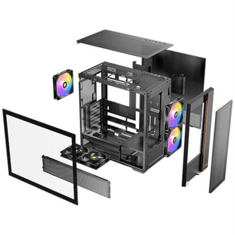 Caja ATX Antec Flux Rear ARGB Negra miniatura 20