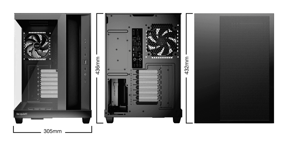 Caja ATX Be Quiet! Light Base 600 DX Negra miniatura 2