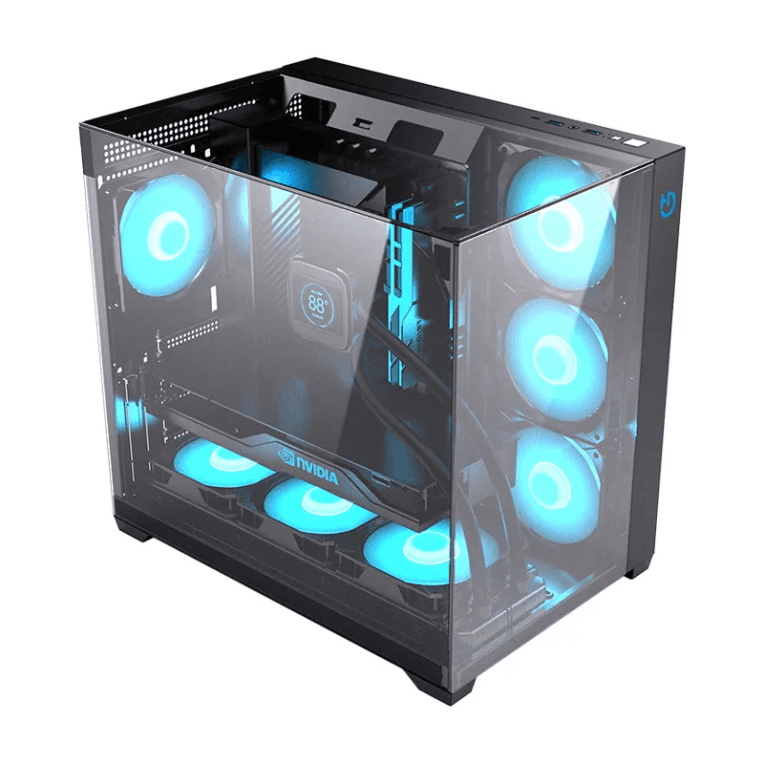 Caja ATX Hiditec Gaming Sky Black USB3.1/Tipo-C miniatura 3