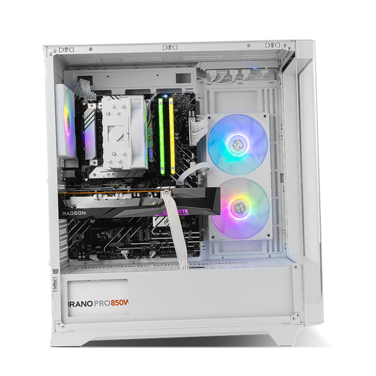 Caja ATX Nox Hummer Ether Blanca miniatura 3