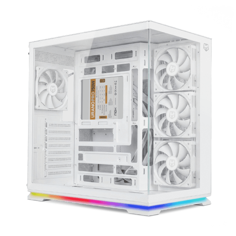Caja ATX Nox Hummer Galaxy ARGB Blanca miniatura 2