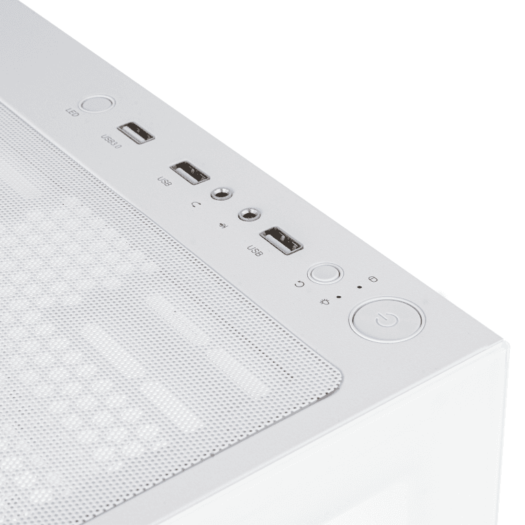 Caja ATX Nox Hummer Vision Blanca USB3.0 miniatura 7