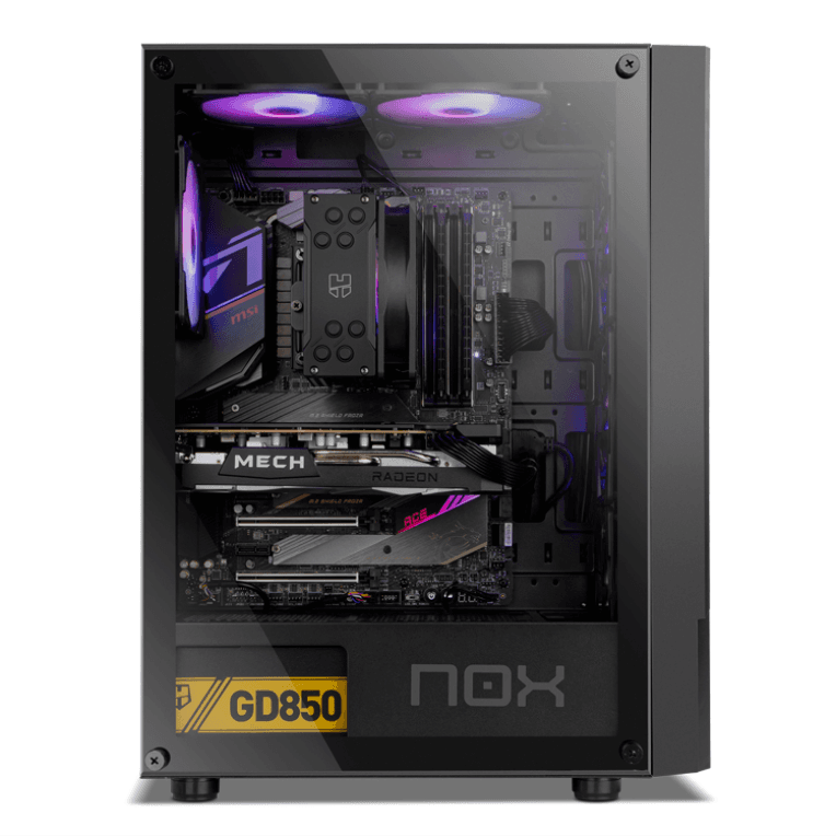 Caja ATX Nox Infinity Beta Airflow ARGB Rainbow miniatura 4