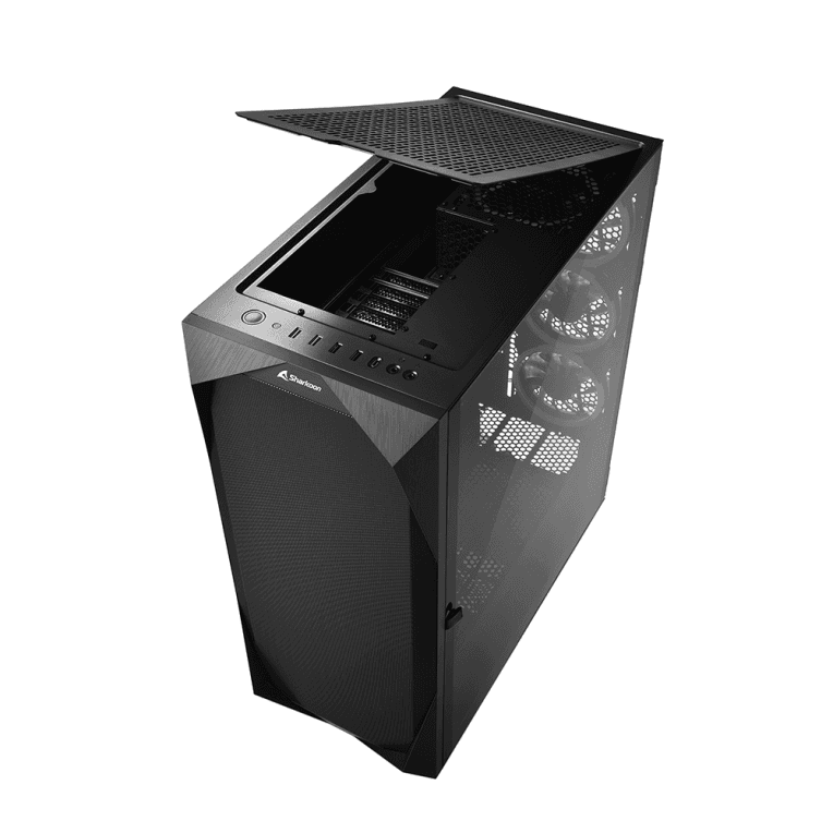Caja ATX Sharkoon Rev300 RGB Negra 2xUSB3.0 miniatura 7