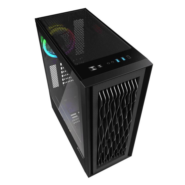 Caja ATX Sharkoon RGB Wave Negra 2xUSB3.0 miniatura 3