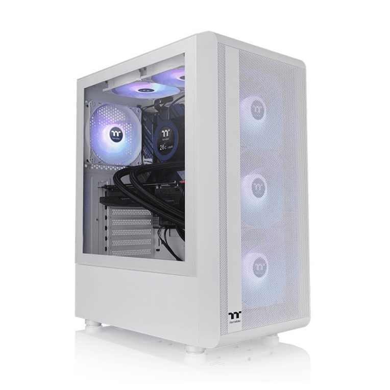 Caja ATX Thermaltake S200 TG ARGB Blanca 2xUSB3.0 — imagen 1