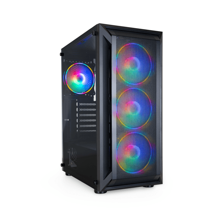 Caja ATX Tooq Gaming Ragnärok Negra — imagen 1