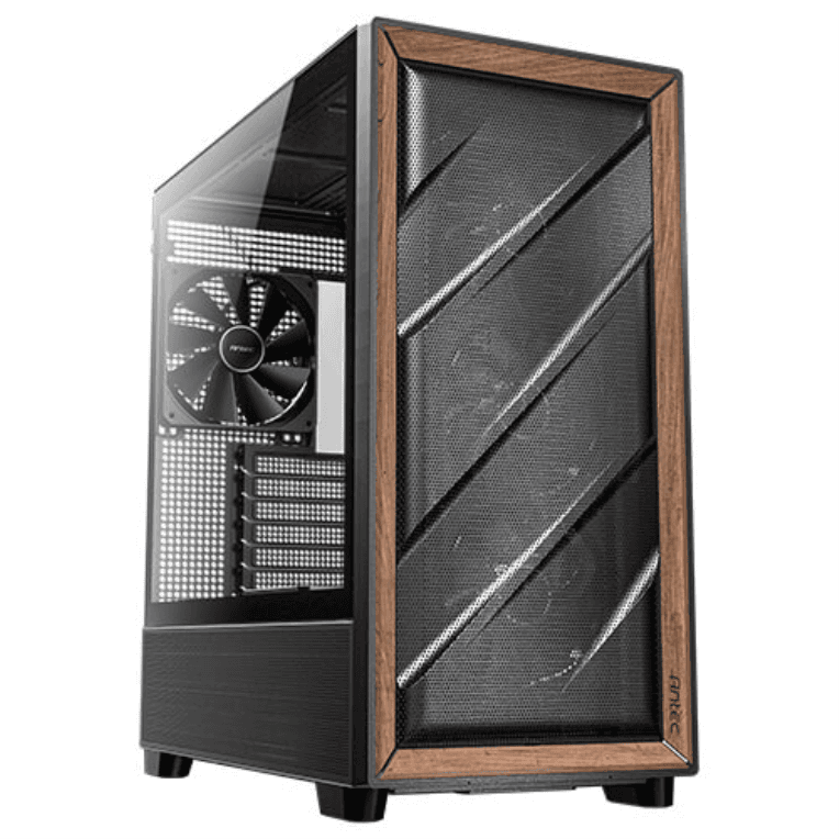 Caja E-ATX Antec Gaming Flux 2xUSB3.0 Tipo C Wood — imagen 1