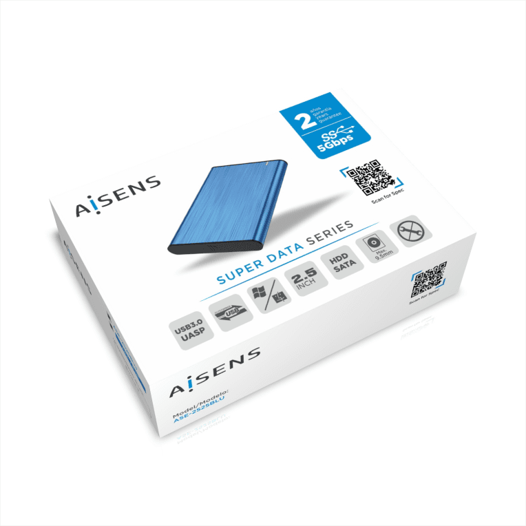 Caja Externa Aisens ASE-2525BLU 2.5" Azul miniatura 7