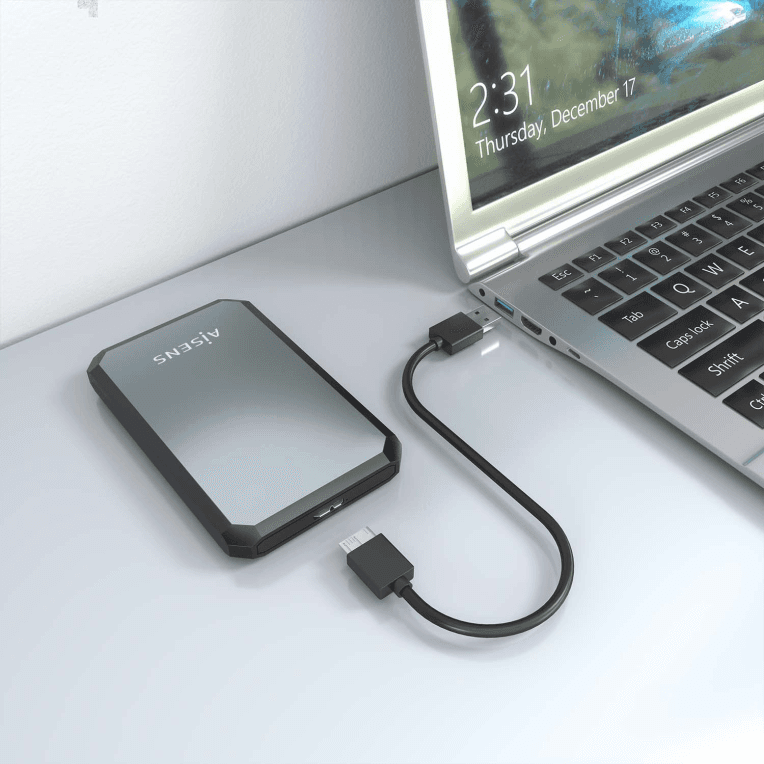 Caja Externa Aisens ASE-2529B 2.5" Negra-Gris miniatura 6