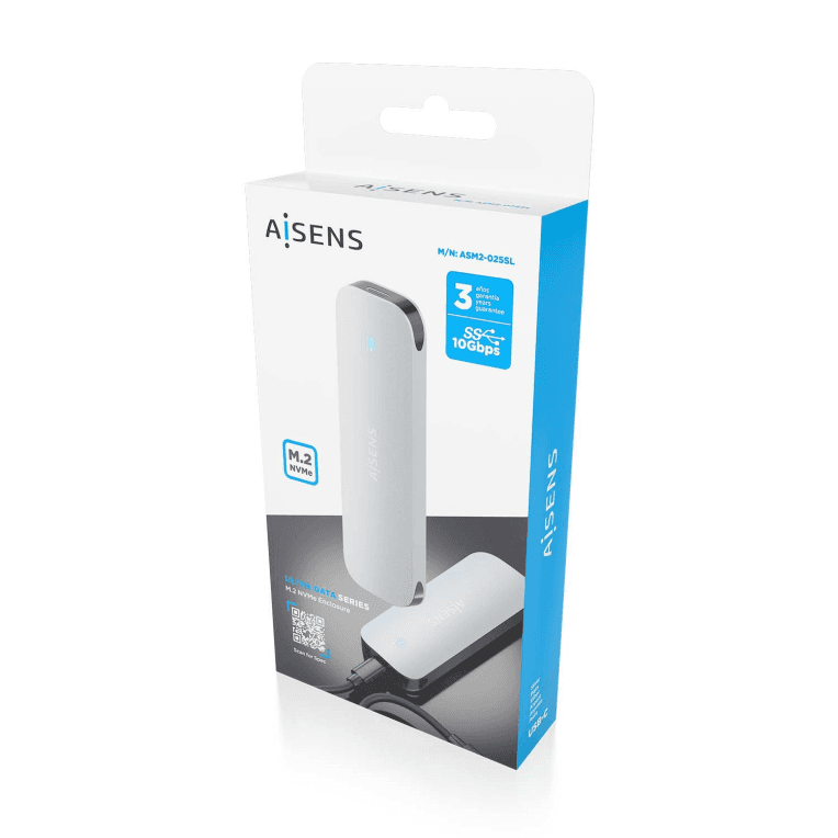 Caja Externa Aisens ASM2-025SL M.2 Plata miniatura 7