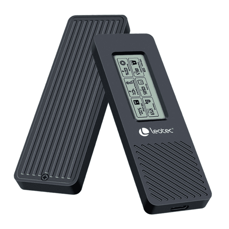 Caja Externa Leotec M.2 Nvme Con Panel Lcd miniatura 3
