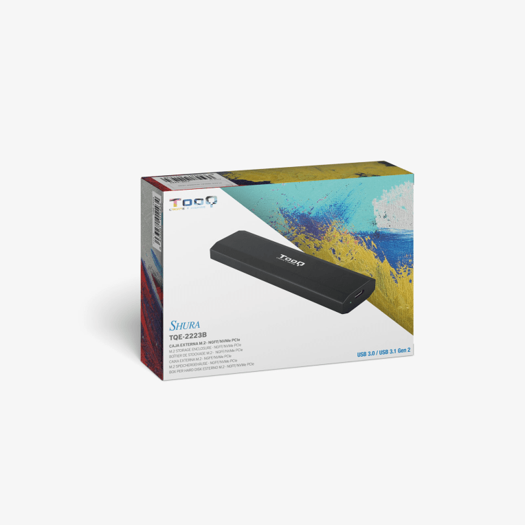 Caja Externa Tooq Ssd M.2 Ngff/Nvme Negro miniatura 11