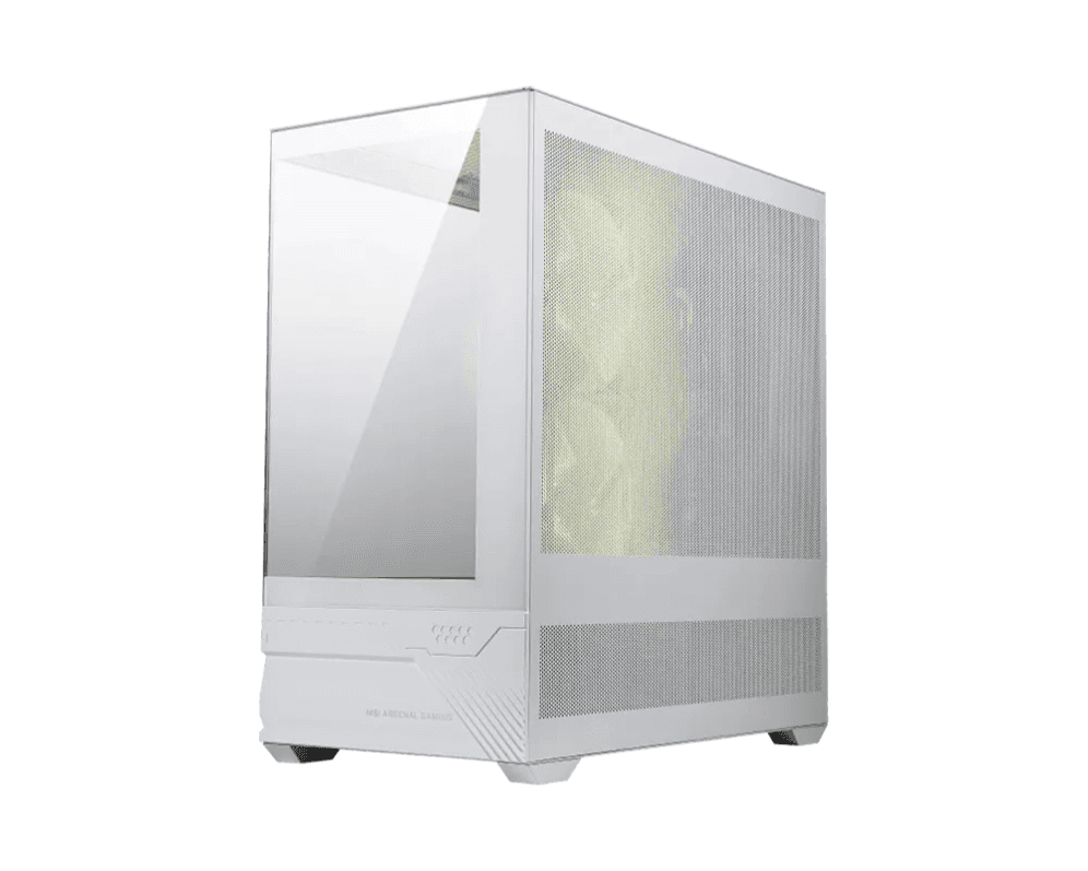 Caja Micro-ATX MSI MAG Pano M110R Blanca miniatura 3