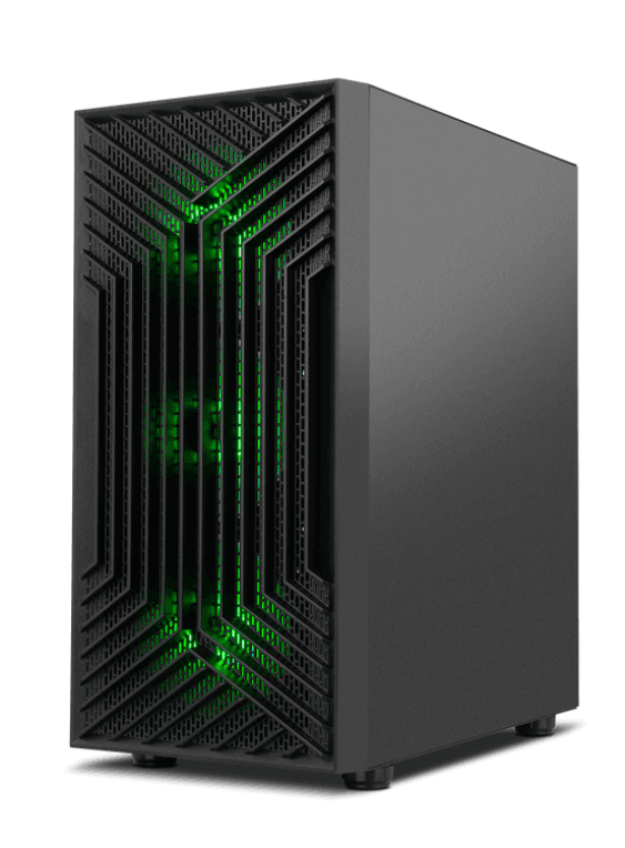 Caja Micro-ATX Nox Infinity Epsilon RGB Negra miniatura 2