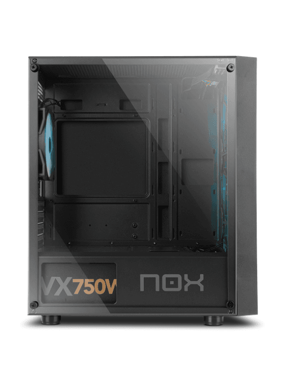 Caja Micro-ATX Nox Infinity Epsilon RGB Negra miniatura 11
