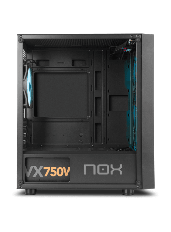 Caja Micro-ATX Nox Infinity Epsilon RGB Negra miniatura 10