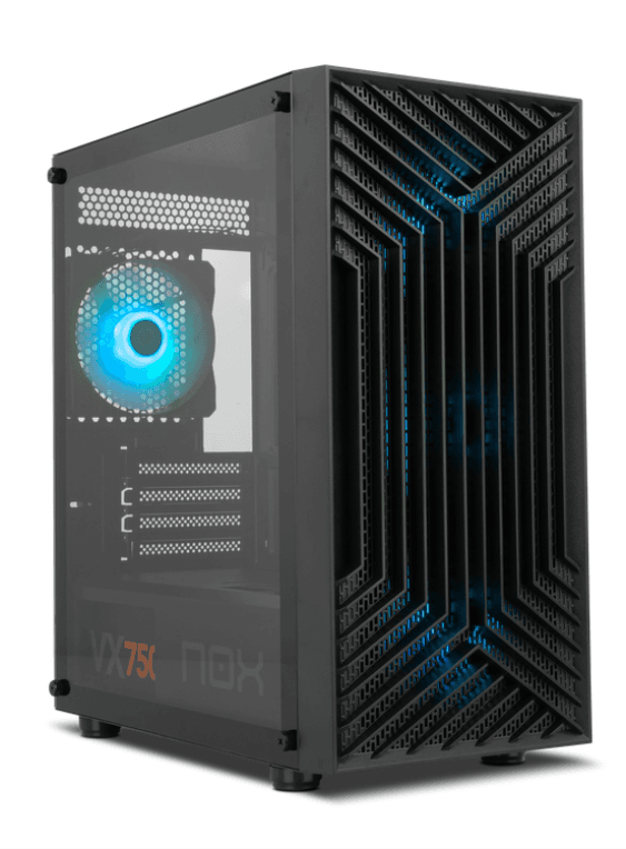 Caja Micro-ATX Nox Infinity Epsilon RGB Negra — imagen 1