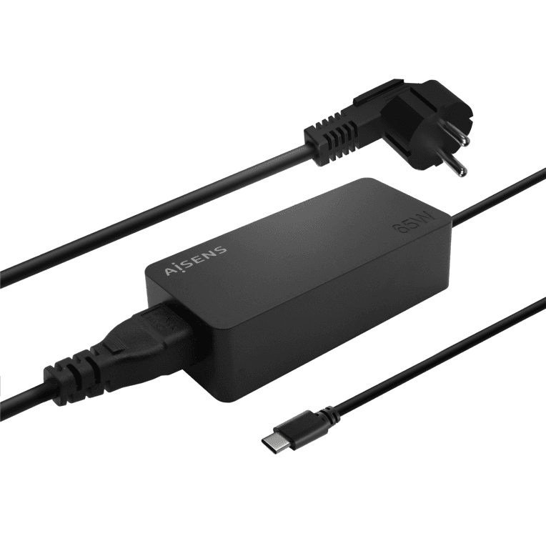 CARGADOR AISENS 65W PD3.0 1XUSB-C 1.8M NEGRO miniatura 3