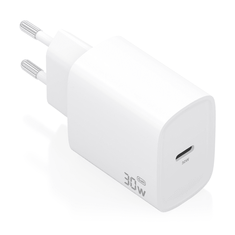 Cargador Aisens Gan 30W 1xUsb-C Pd3.0 Blanco miniatura 2