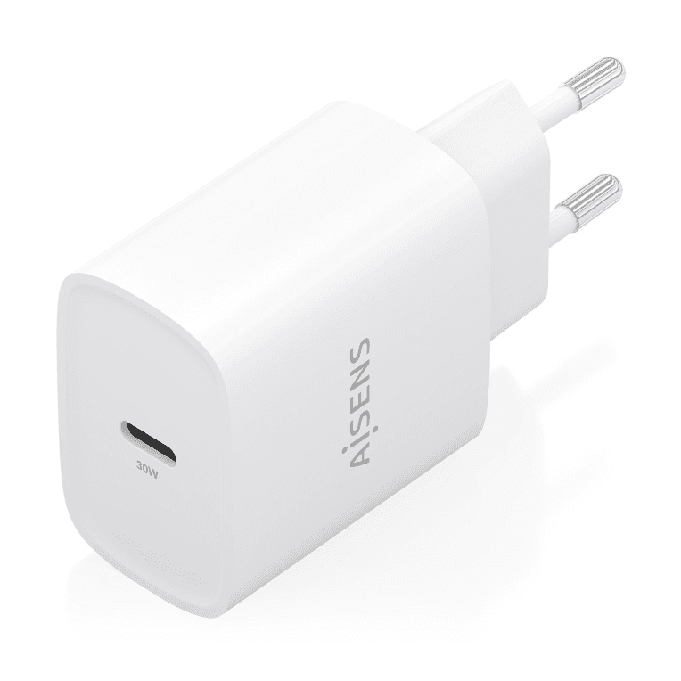 Cargador Aisens Gan 30W 1xUsb-C Pd3.0 Blanco miniatura 3