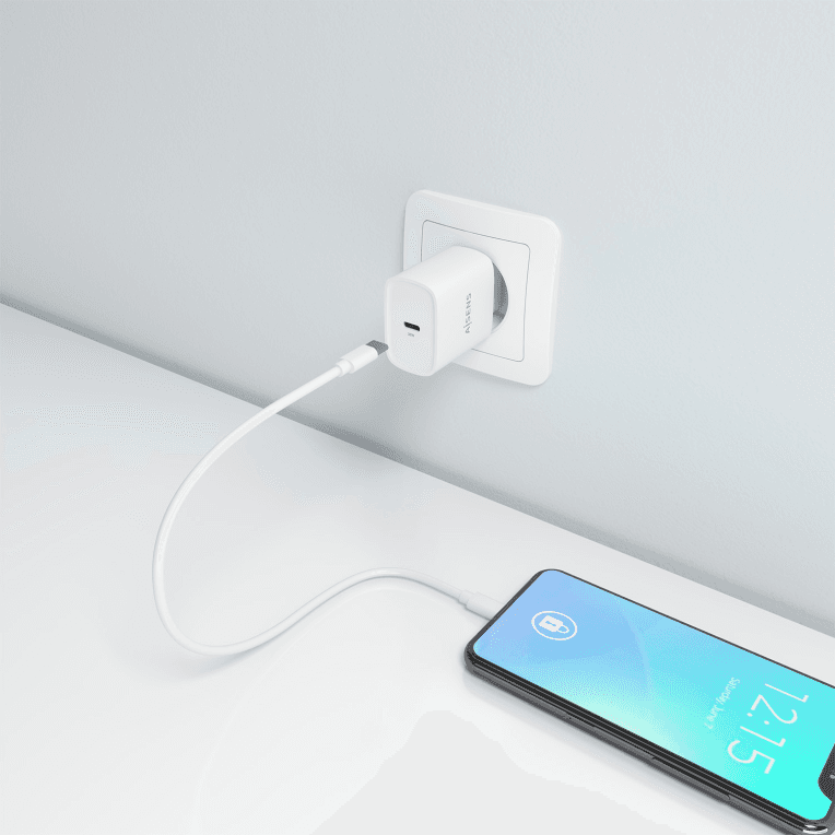 Cargador Aisens Gan 30W 1xUsb-C Pd3.0 Blanco miniatura 6