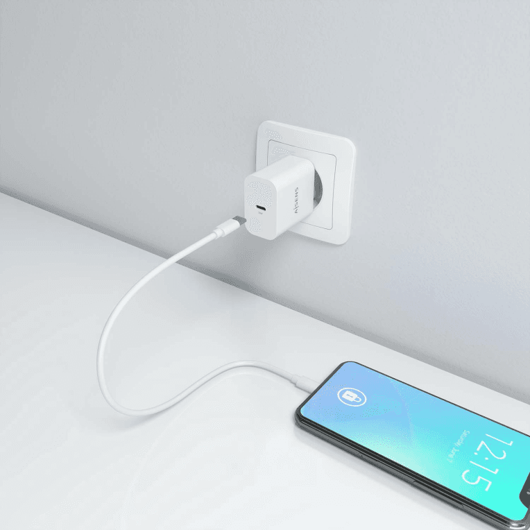 Cargador Aisens GaN 30W 1xUSB-C PD3.0 Blanco miniatura 6