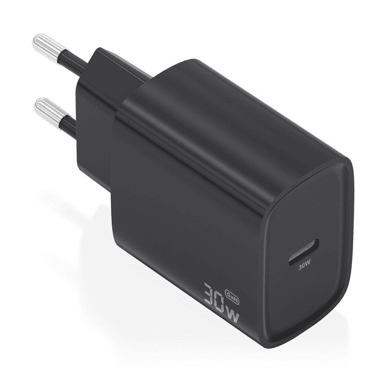 Cargador Aisens GaN 30W 1xUSB-C PD3.0 Negro miniatura 2